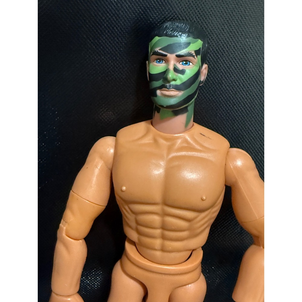 M&C Toy Centre World Peacekeepers Action Figure Camo Face Paint Articulated 12in